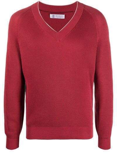 Brunello Cucinelli свитер с V-образным вырезом