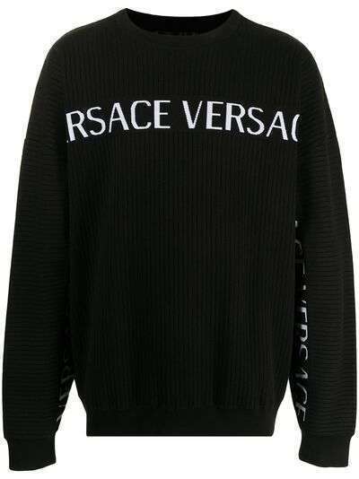 Versace джемпер с логотипом