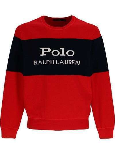 Polo Ralph Lauren джемпер вязки интарсия с логотипом