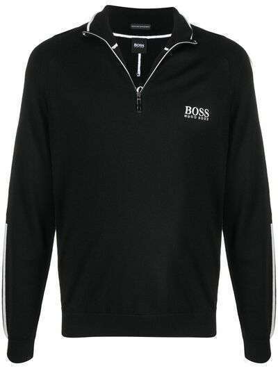 Boss Hugo Boss джемпер с вышитым логотипом