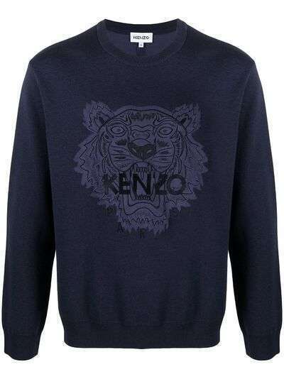 Kenzo джемпер с вышивкой Tiger