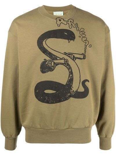 Aries snake print sweatshirt