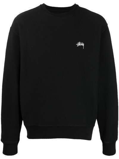 Stussy толстовка с вышитым логотипом