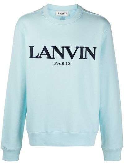 LANVIN толстовка с вышитым логотипом