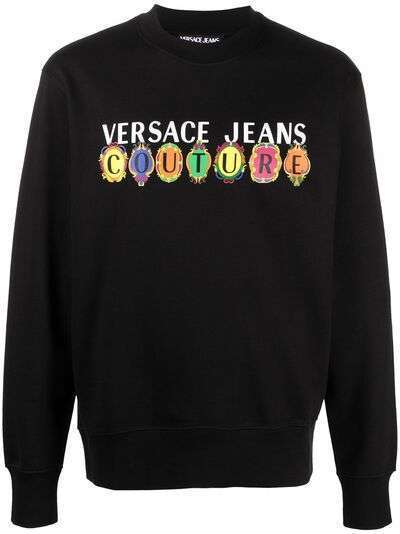 Versace Jeans Couture толстовка с круглым вырезом и логотипом
