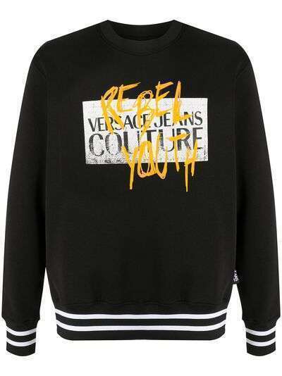 Versace Jeans Couture толстовка Rebel Youth с принтом граффити