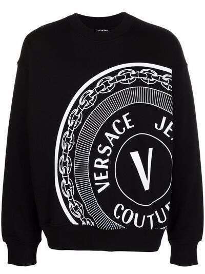 Versace Jeans Couture толстовка с принтом Emblem