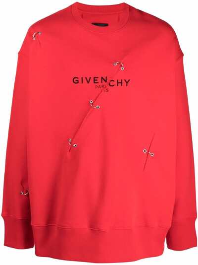 Givenchy толстовка с эффектом тромплей