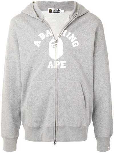 A BATHING APE® худи на молнии с логотипом