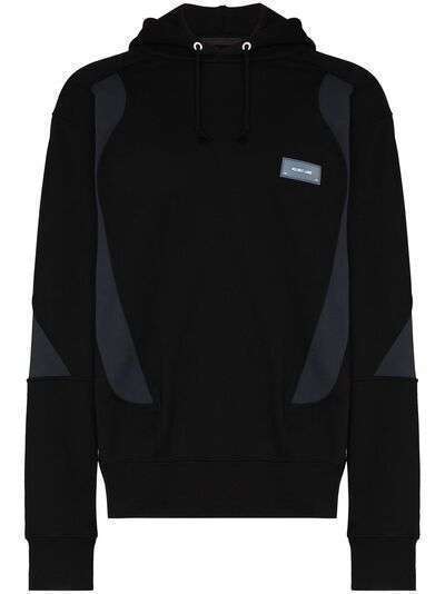 Helmut Lang panelled cotton hoodie