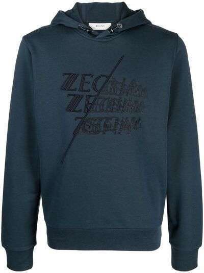 Z Zegna худи с вышитым логотипом