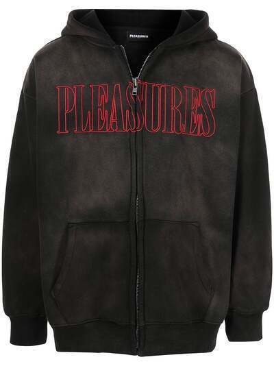 Pleasures Gospel zipped-front hoodie
