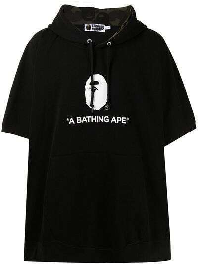 A BATHING APE® худи с короткими рукавами и логотипом