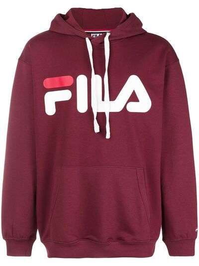 Fila толстовка с капюшоном и логотипом