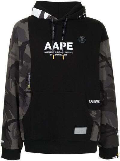 AAPE BY *A BATHING APE® худи с камуфляжным принтом