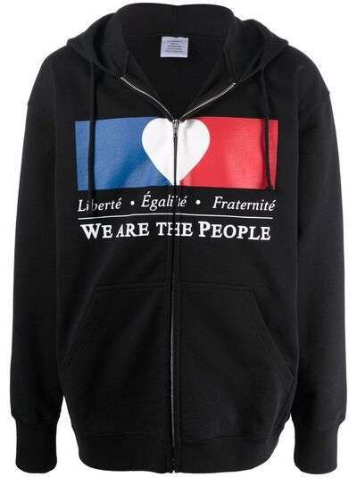 VETEMENTS худи We Are The People на молнии