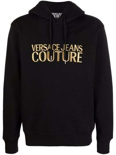 Versace Jeans Couture худи с вышитым логотипом