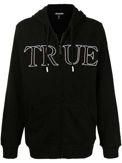 True Religion худи на молнии с логотипом