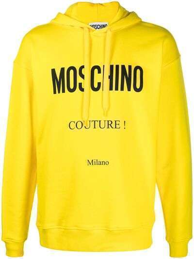 Moschino худи с принтом Couture!