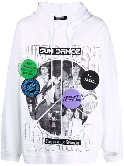 Raf Simons худи Sun Dance с графичным принтом