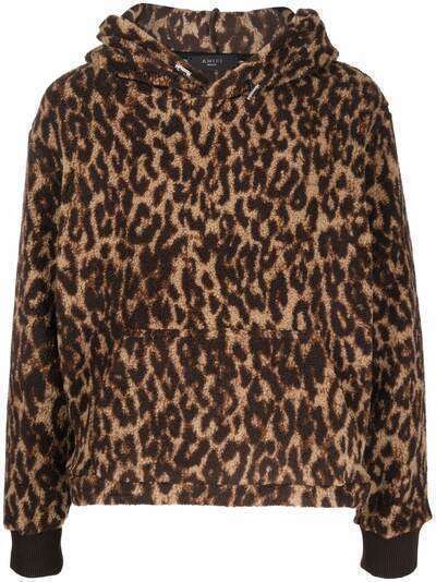 AMIRI all-over leopard-print hoodie