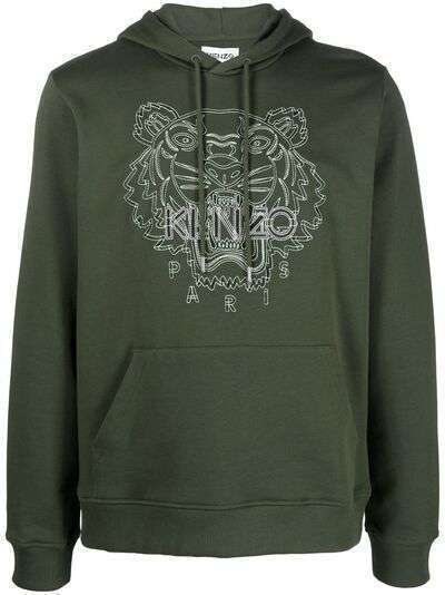 Kenzo Tiger-embroidered hoodie
