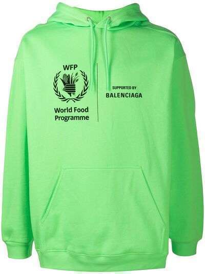 Balenciaga худи World Food Programme с логотипом