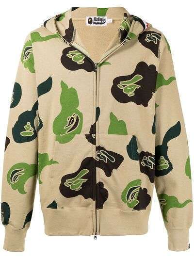 A BATHING APE® худи с принтом DEF Camo Shark