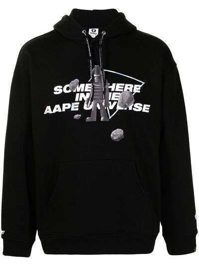 AAPE BY *A BATHING APE® худи с надписью