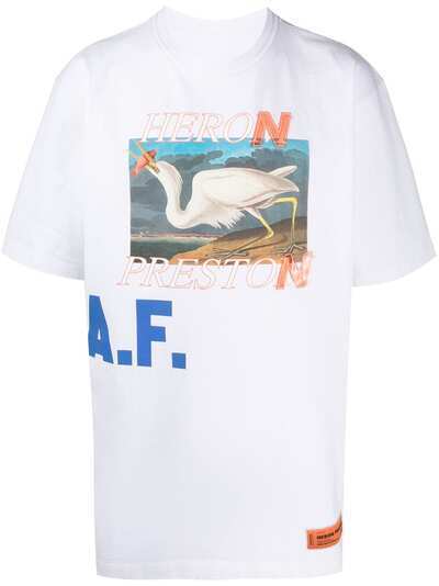 Heron Preston футболка с короткими рукавами и логотипом