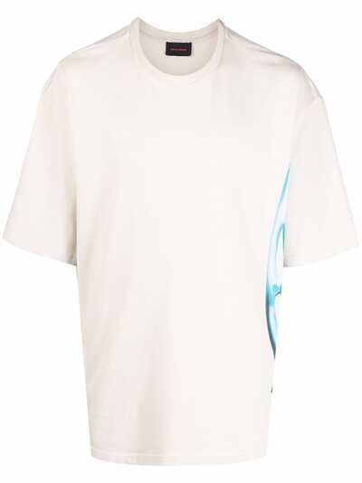 A BETTER MISTAKE футболка Blue Flame с графичным принтом