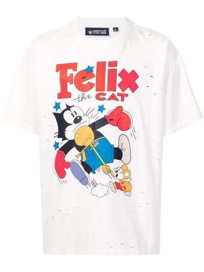 Mostly Heard Rarely Seen футболка Vintage Knockout Cat Felix