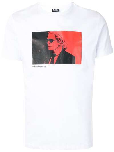 Karl Lagerfeld футболка с принтом Karl Legend