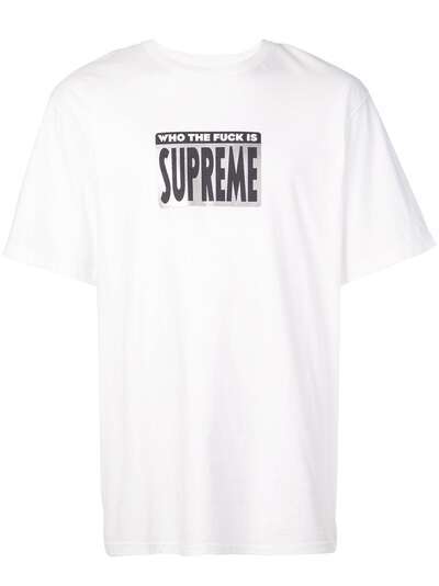 Supreme футболка Who The F*ck