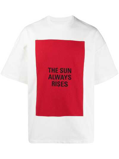 Jil Sander футболка The Sun Always Rises