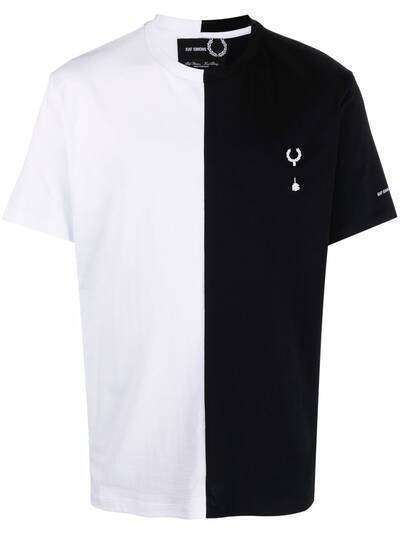 Raf Simons X Fred Perry футболка с логотипом