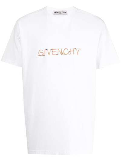 Givenchy футболка с принтом Neon Lights