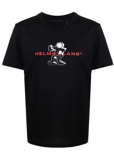 Helmut Lang футболка с принтом Figure