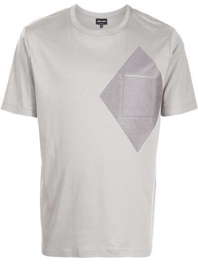 Giorgio Armani футболка в стиле колор-блок