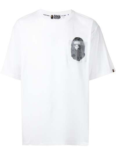 A BATHING APE® футболка с нагрудным карманом