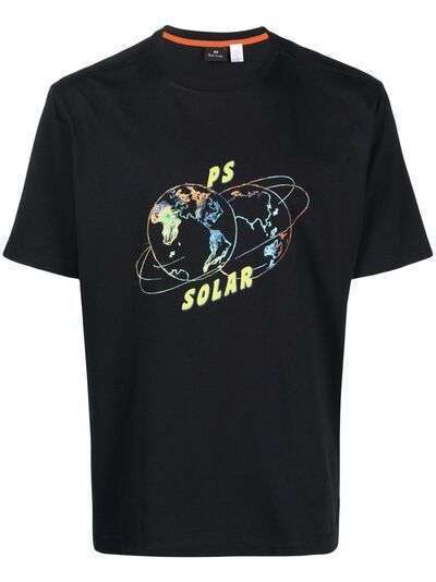 PS Paul Smith футболка из органического хлопка с графичным принтом
