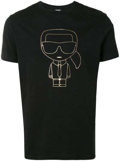 Karl Lagerfeld футболка с принтом K/Ikonik Outline