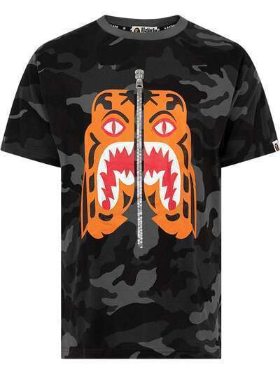 A BATHING APE® футболка Woodland Camo Tiger