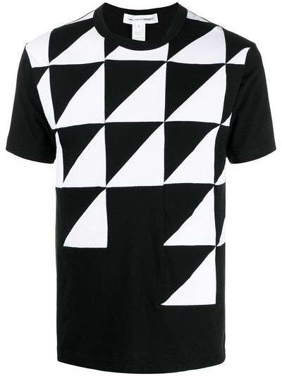 Comme Des Garçons Shirt футболка с геометричным принтом