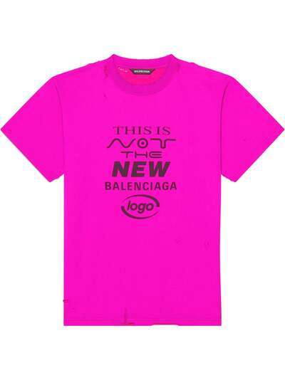 Balenciaga футболка с надписью