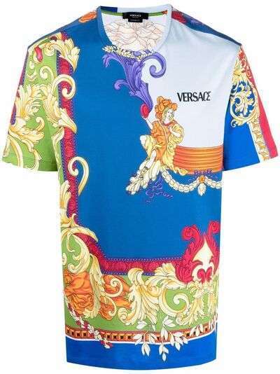 Versace футболка с принтом Medusa Renaissance
