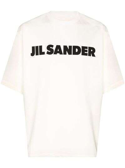 Jil Sander футболка оверсайз с логотипом