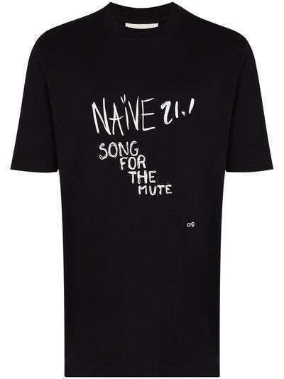 Song For The Mute футболка с принтом Naïve