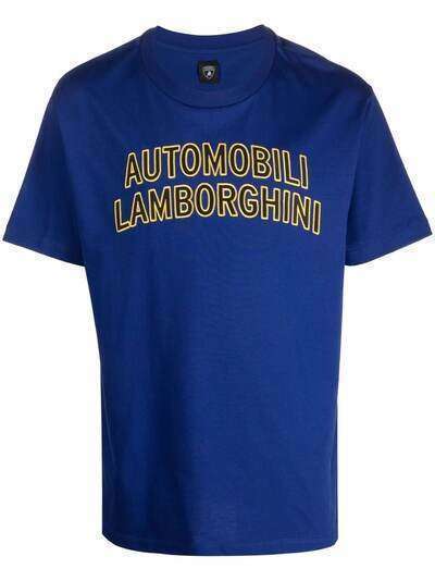 Automobili Lamborghini logo-print crewneck T-shirt