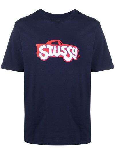 Stussy футболка с графичным принтом